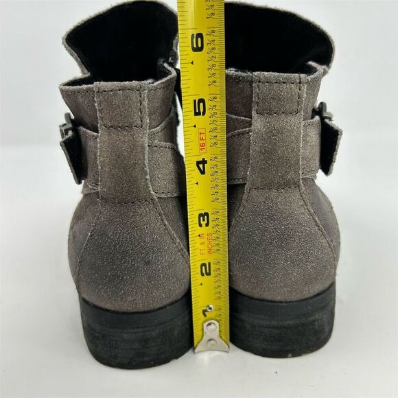 Born Jorgette Women's Gray Suede Ankle Boots Size 9.5 Casual Chic Fall Comfort - Picture 9 of 13